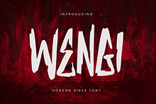 Wengi – Horror Vibes Font