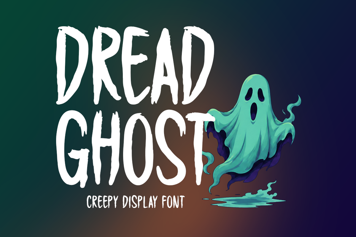 Dread Ghost Typeface, a Handwritten Font by Seemly Fonts (Photo 1 of 5)