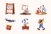 Food and Delivery Illustration Set, a Food Illustration by Vectors Market (Thumbnail 8 of 9)