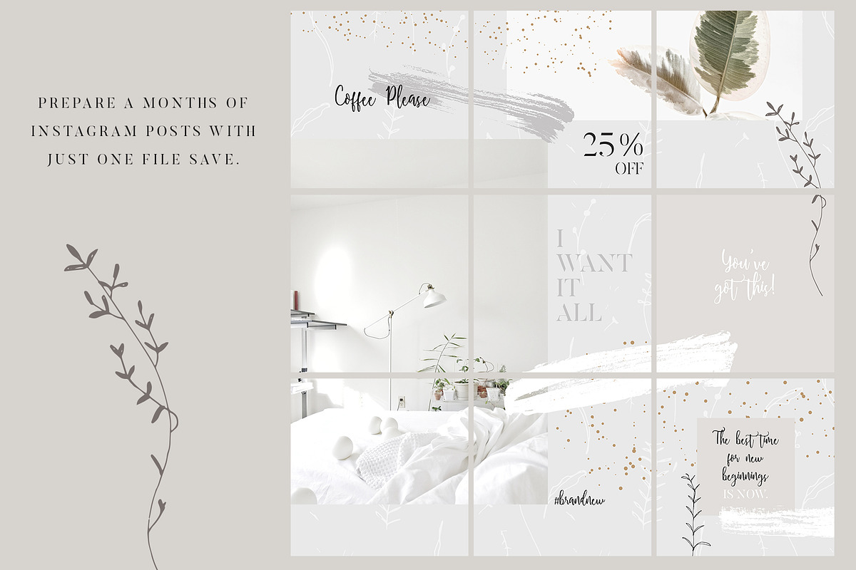 Instagram Puzzle Posts - 3 Themes, a Social Media Template by Youandigraphics (Photo 10 of 16)