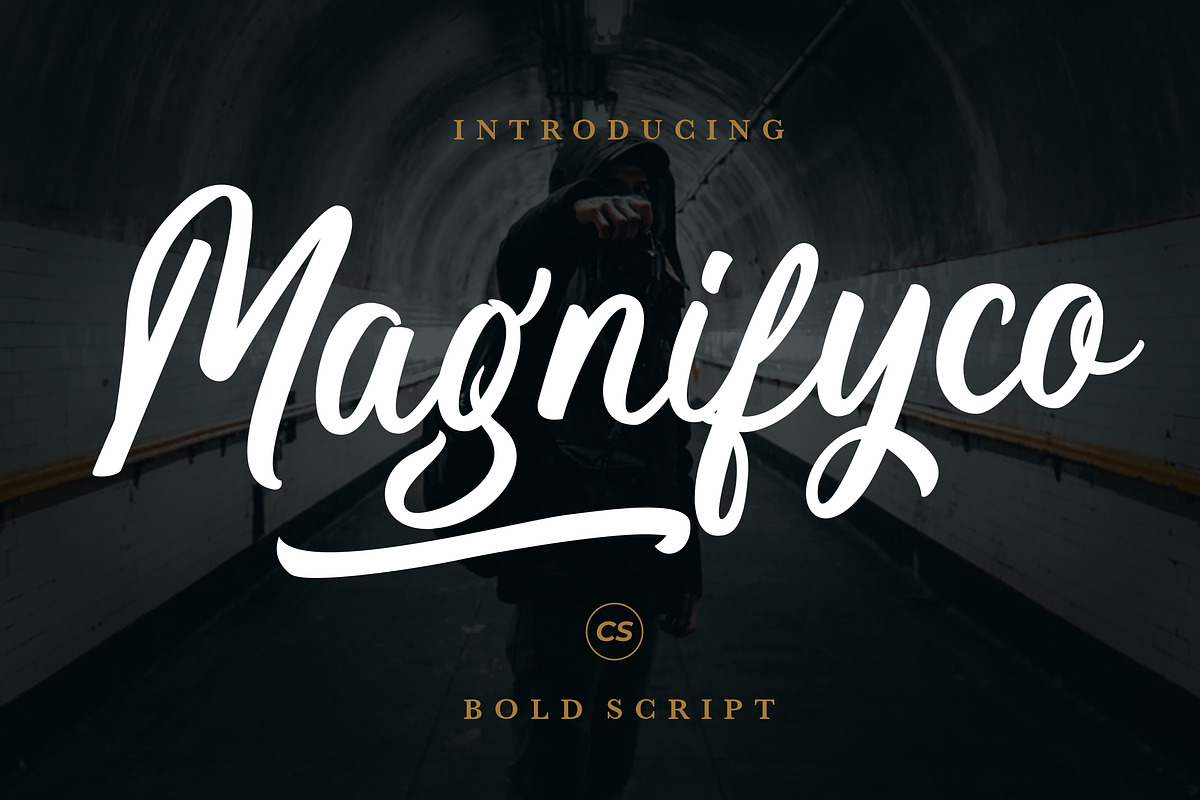 Magnifyco Bold Script, a Script Font by Creatype Studio (Photo 1 of 9)