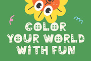 Tizzla – Cute Deco Sans Serif Font, a Symbol Font by Huge Dream Studio (Thumbnail 2 of 8)