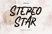 Stereo Star Handwritten Font