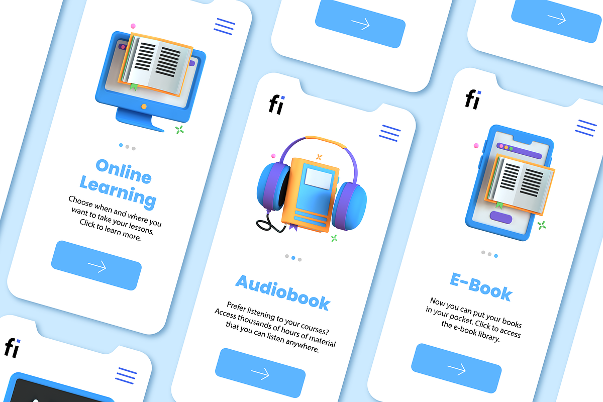 3D Learning Icons, a Characters & Person 3D Model by Flat Icons (Photo 5 of 8)