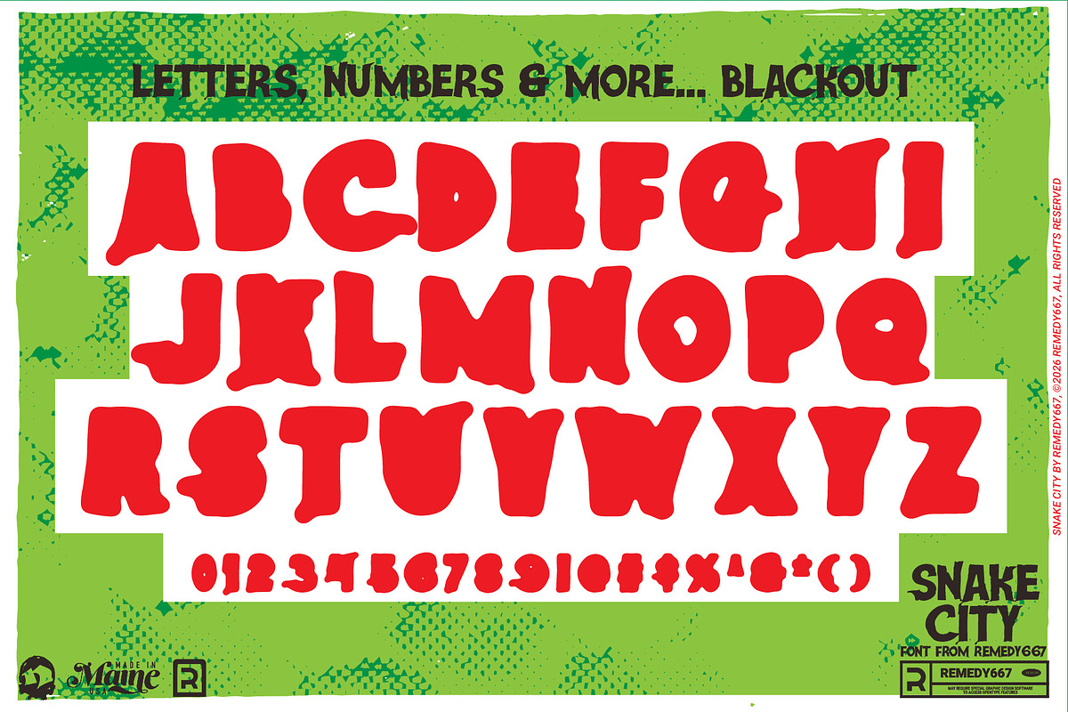 Snake City - Layered Font, a Script Font by Remedy667 (Photo 9 of 9)