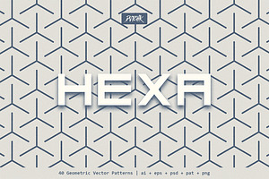 Hexa Geometric Vector Patterns