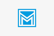 Letter M Mail Logo Template, a Branding & Logo Template by Advateik ™ (Thumbnail 1 of 2)