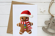 Faux Yarn Christmas Gingerbread Man, an Illustration by Dream Creation (Thumbnail 2 of 5)