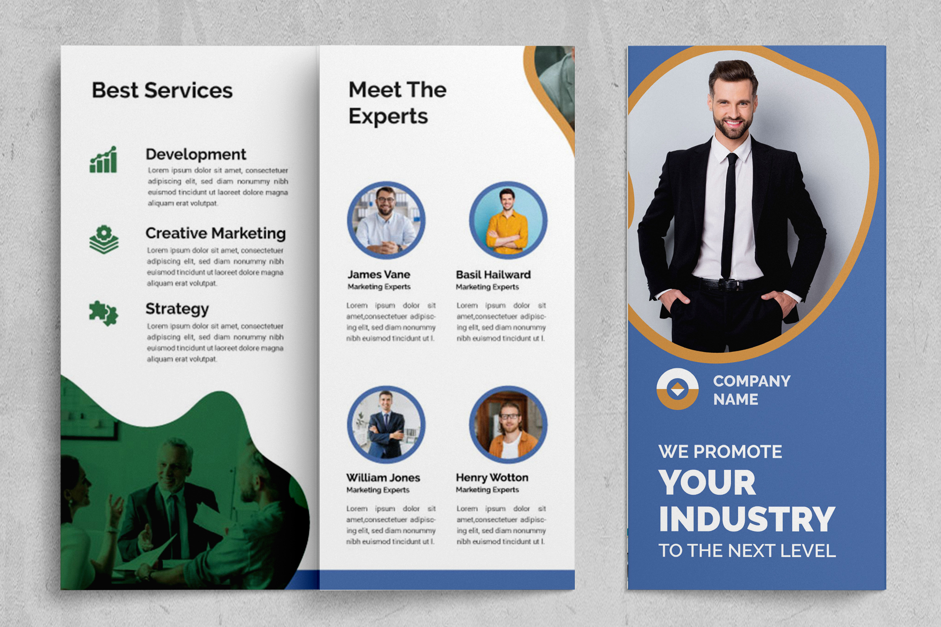 Business Trifold brochure Design