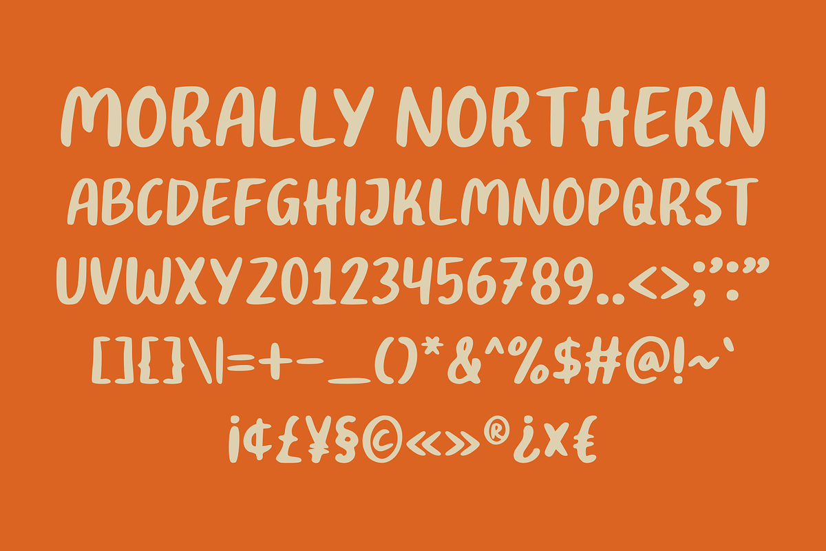 Morally Northern Font, a Script Font by Marvadesign (Photo 9 of 10)