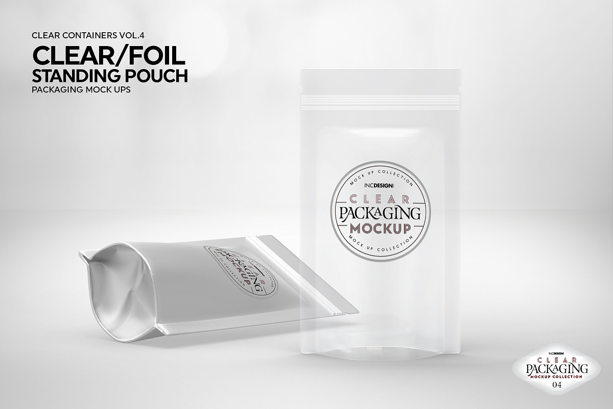 04 Clear Container Packaging Mockups, a Cups & Container Mockup by INCDesign (Photo 15 of 21)