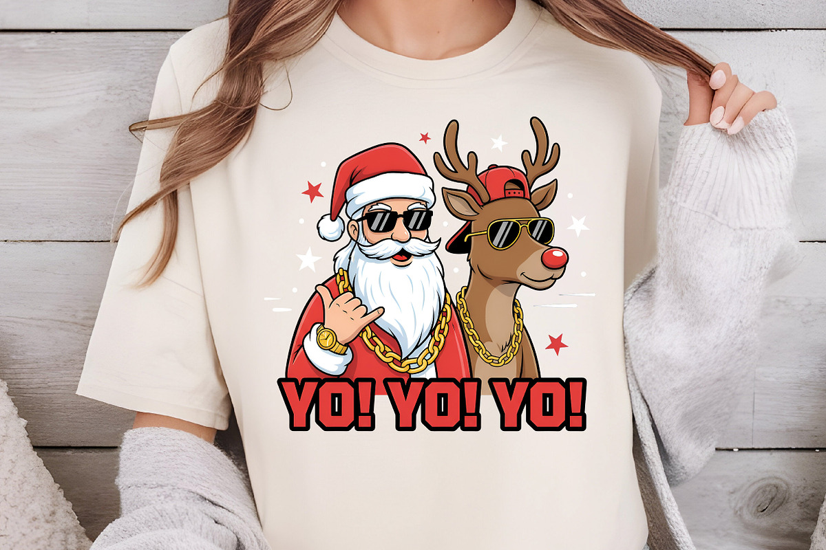 Funny Christmas Sublimation Bundle, an Illustration by DreamCafeArt (Photo 16 of 16)