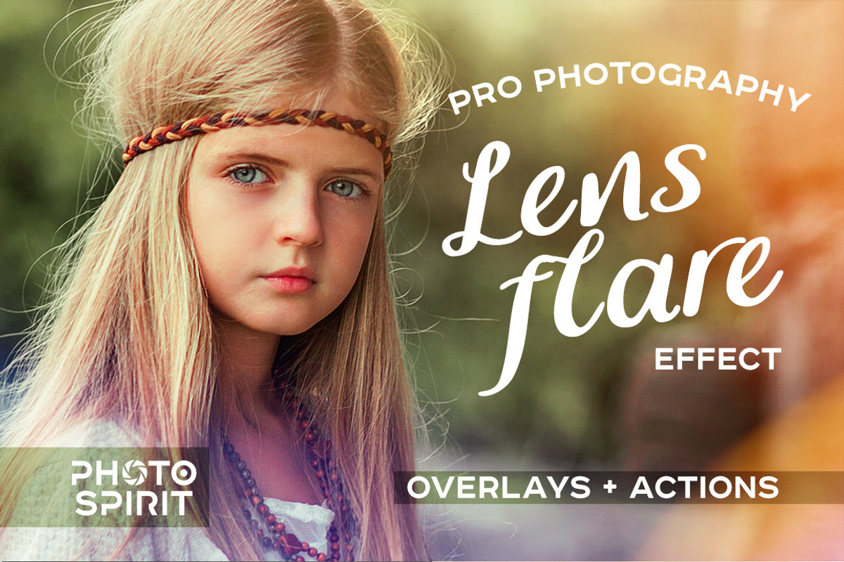 Pro Photography Lens Flare Overlays, an Action Add-On by PhotoSpirit (Photo 1 of 8)