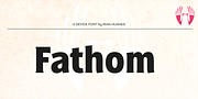 Fathom, a Sans Serif Font by Device (Thumbnail 7 of 11)