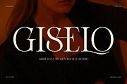 Giselo High Contrast Serif Font, a Serif Font by Graphicxell (Thumbnail 1 of 8)