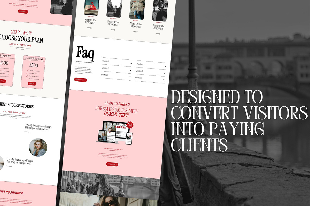 Squarespace Landing Page Template, a Squarespace Template by Sofia Designs (Photo 5 of 8)