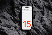 J-Mockups: iPhone 15 Pro, an iPhone Mockup by ls.graphics (Thumbnail 9 of 10)
