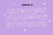 Bubble Flower- Handwritten font, a Handwritten Font by Waterystrokes (Thumbnail 4 of 8)