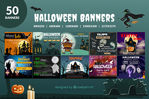 50 Halloween Banners