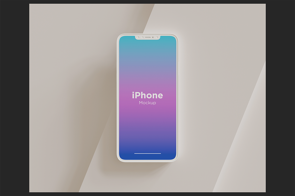 Clay iPhone Mockup Set 2, an iPhone Mockup by Muhazdinata (Photo 3 of 8)