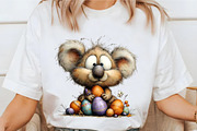 Whimsical Easter Koala Clipart, an Illustration by designcity5 (Thumbnail 3 of 5)