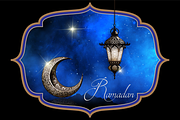 Ramadan clipart ancient Arab lantern, an Object Illustration by GraphicRedStudio (Thumbnail 2 of 2)