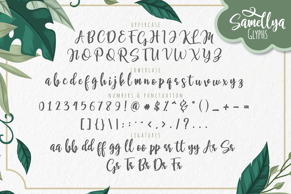 Samellya - Crafter's Font! preview 5