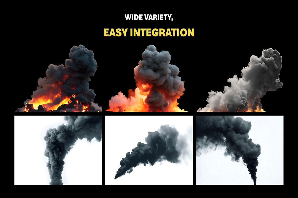 240+ Smoke Elements Overlay Effects, an Object Graphic by Mikel Blazgad (Photo 3 of 10)