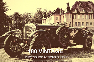 Vintage Photoshop Actions 180 Bundle