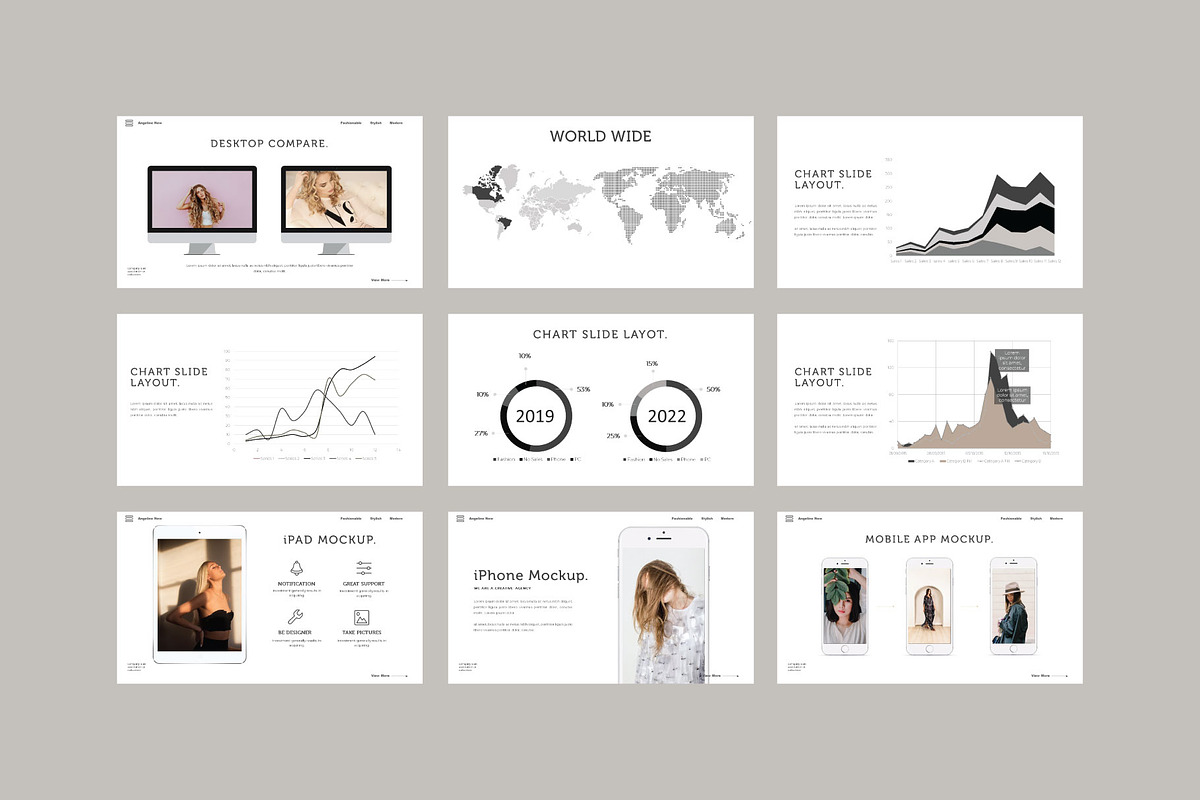 Angeline Google Slide Template, a Presentation Template by Barland Design (Photo 7 of 9)