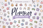 Planner - Hand Drawn Icons, an Outline Icon by Good Stuff No Nonsense (Thumbnail 1 of 11)