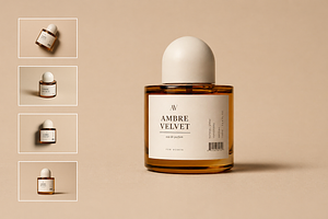 High Quality Perfume Bottle Mockup, a Product Mockup by Custom.scene