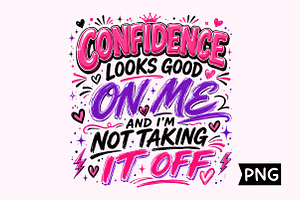 Confidence Looks Good On Me, an Empty State Illustration by Creative Art