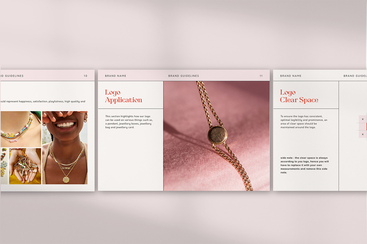 Playful | Brand Guidelines Template, a Branding & Logo Template by Naveera Aftab (Photo 3 of 7)