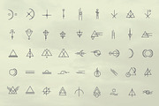 Sacred Geometric Tarot Minimal Icons, an Outline Icon by CreativeWilderness (Thumbnail 2 of 12)