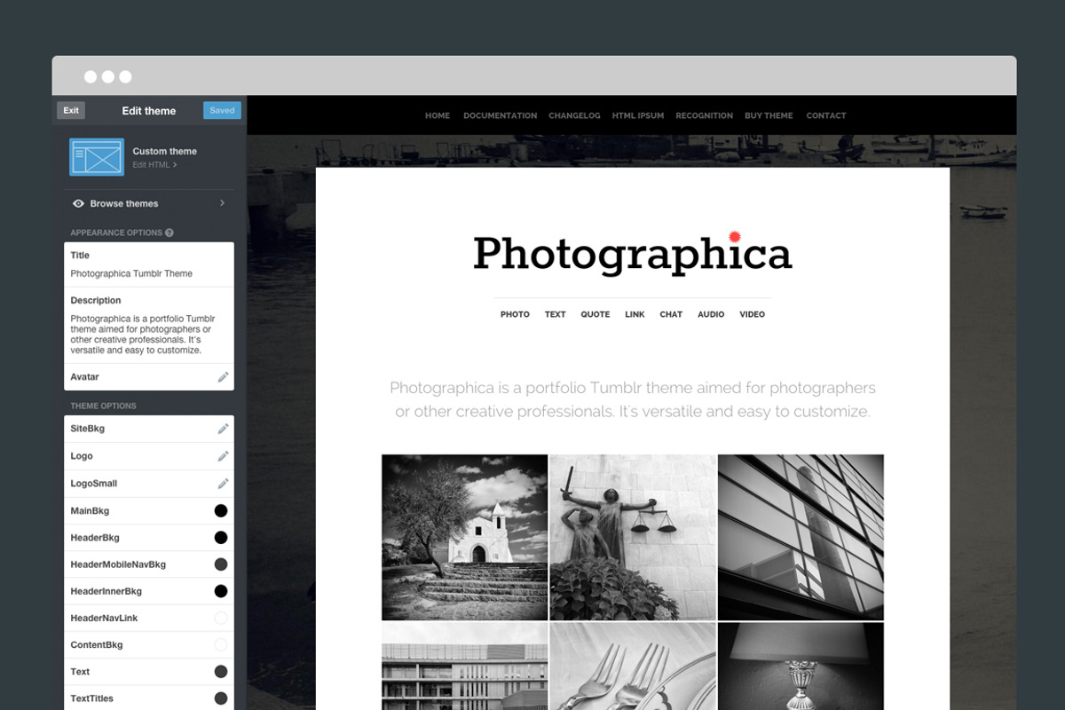 Photographica Tumblr Theme, a Websites & App Template by Themelantic (Photo 5 of 5)