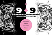 Abstract patterns, hand-drawn, a Pattern Graphic by Allween (Thumbnail 1 of 6)