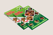 Restaurant Flyer Template, a Flyer Template by Ultimate Template Shop (Thumbnail 2 of 6)