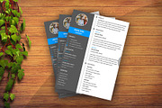 Modern Minimal Resume/CV Design, a Resume Template by Annudesign (Thumbnail 3 of 3)