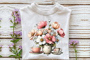 Whimsical Summer Bridal Tea Party, an Illustration by OK Design (Thumbnail 4 of 6)