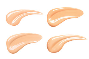 Three smears of foundation, a Beauty & Fashion Photo by Anna Efetova