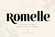 Romelle, a Serif Font by Wow Magic (Thumbnail 1 of 5)