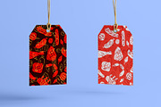 Meat food patterns, a Pattern Graphic by Hellgram (Thumbnail 3 of 6)