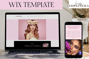 Wix Website Template Beauty Salon
