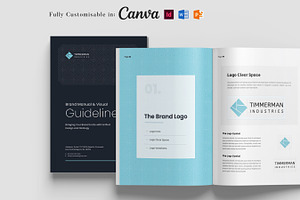 Brand Guidelines, Brand Style Guide, a Brochure Template by Niofix