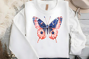 Blush and Blue Glitter Butterflies, an Illustration by DreamCafeArt (Thumbnail 4 of 7)
