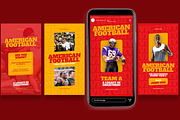 American Football Team Instagram Sto, a Social Media Template by Attype (Thumbnail 2 of 4)