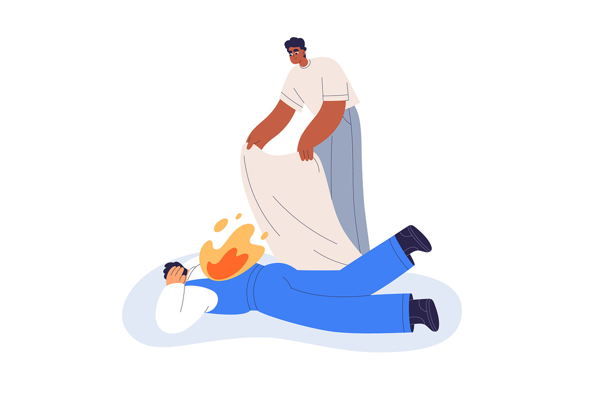 First aid, emergency concepts set, a Healthcare Illustration by Good Studio (Photo 5 of 15)