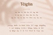 Riglia - Luxury Serif Font, a Serif Font by Creavora (Thumbnail 2 of 9)
