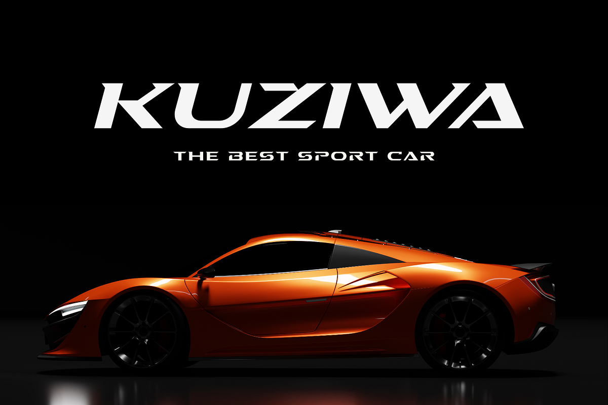 Turbo Driver - Sporty Tech Font, a Sans Serif Font by Sronstudio (Photo 2 of 12)